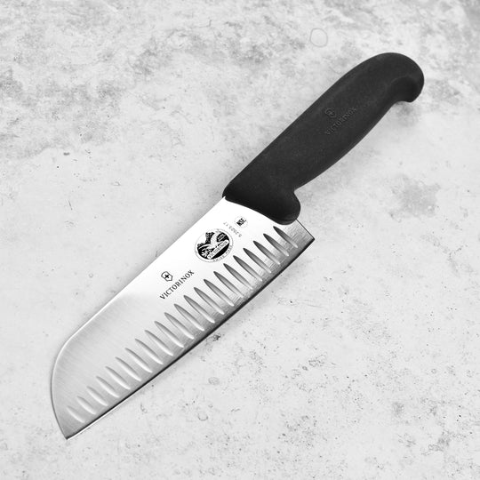 Victorinox Fibrox 7" Hollow Edge Santoku Knife