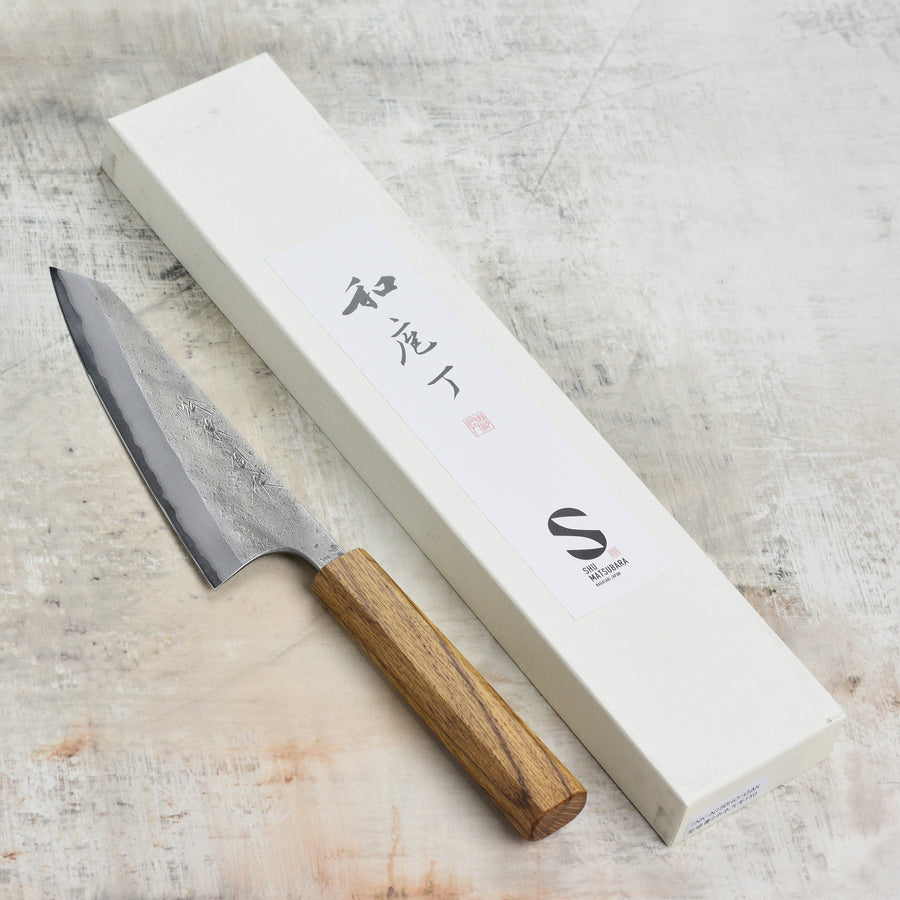 Matsubara Aogami #2 Nashiji Stainless Clad 5.9" Honesuki