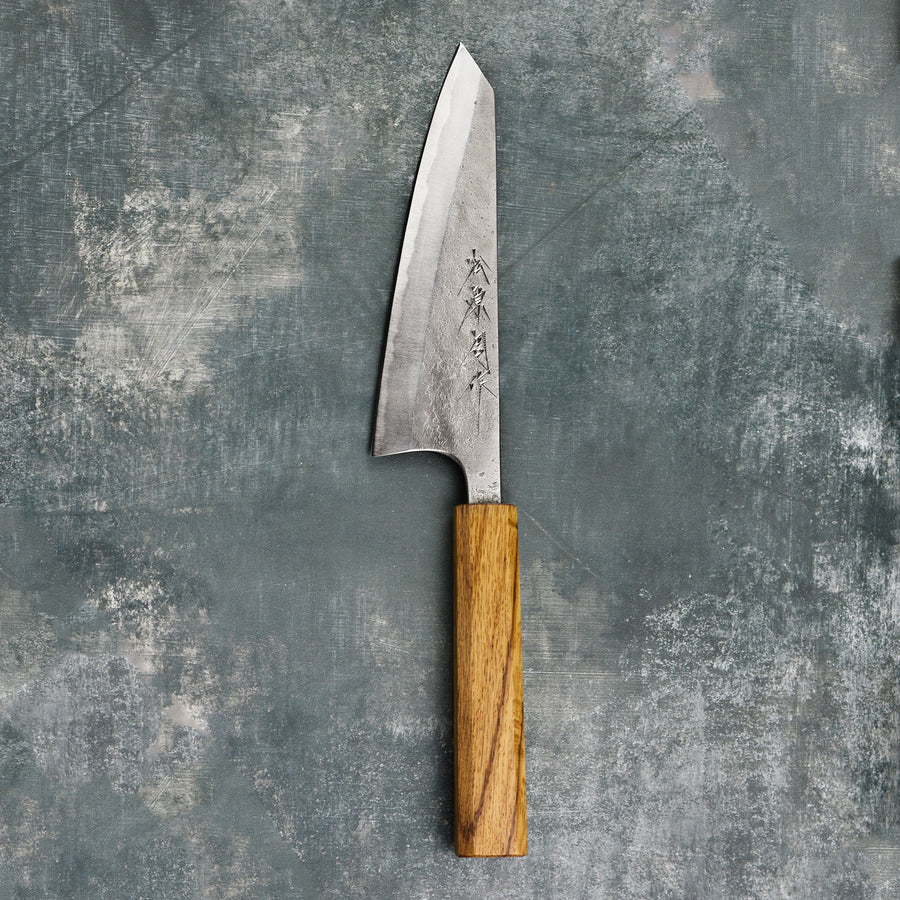 Matsubara Aogami #2 Nashiji Stainless Clad 5.9" Honesuki