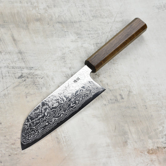 Matsubara Ginsan Damascus 6.5" Santoku