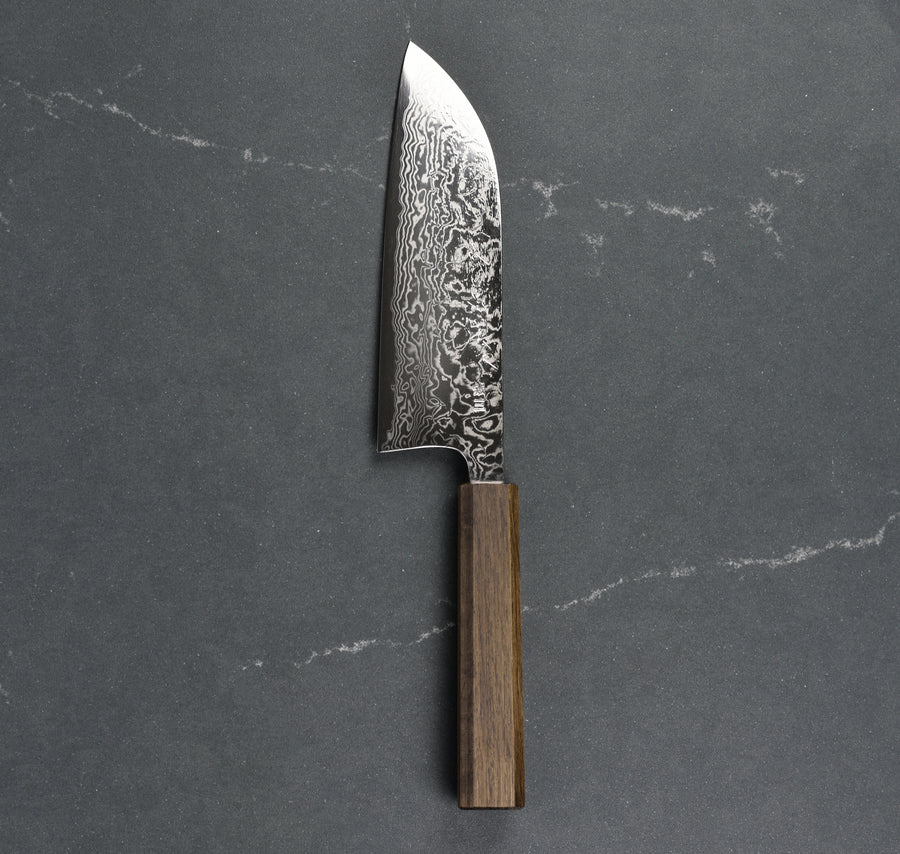Matsubara Ginsan Damascus 6.5" Santoku