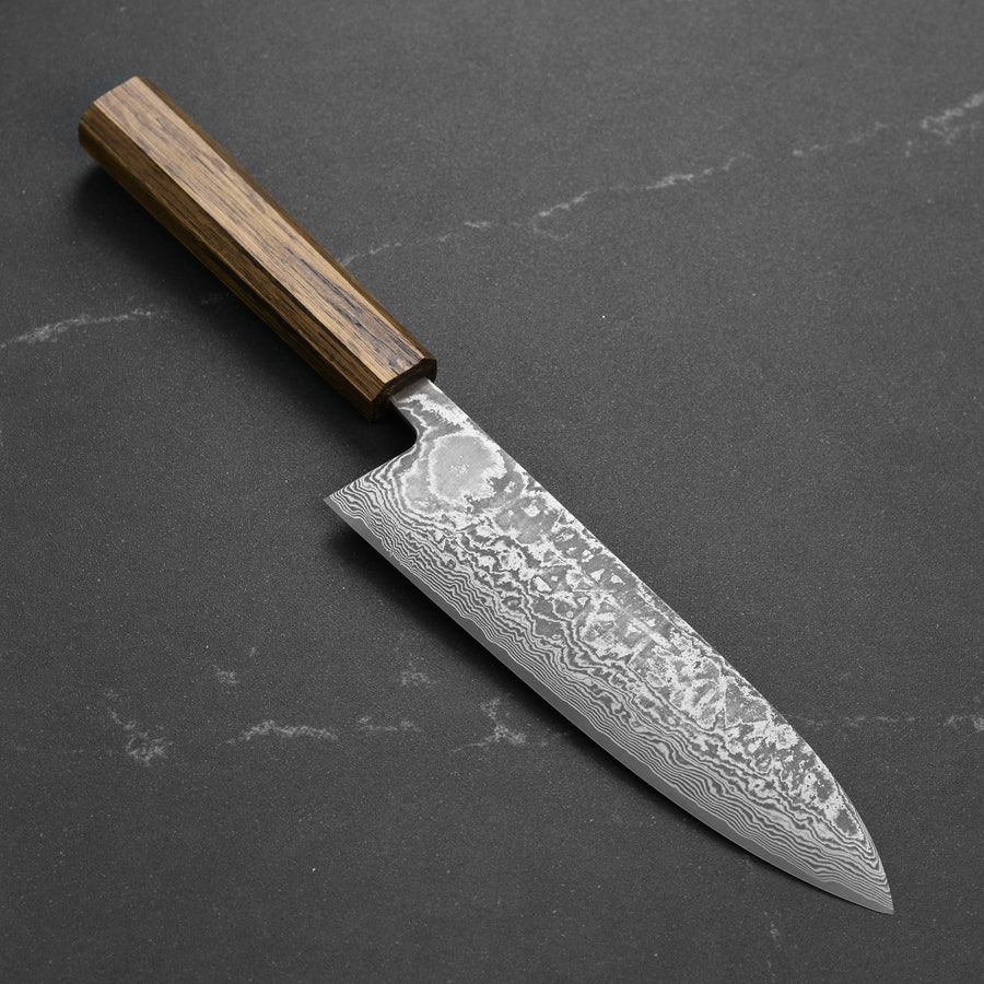 Shiro Kamo SG2 Kurozome Damascus 7" Gyuto