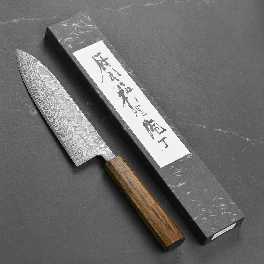 Shiro Kamo SG2 Kurozome Damascus 7" Gyuto