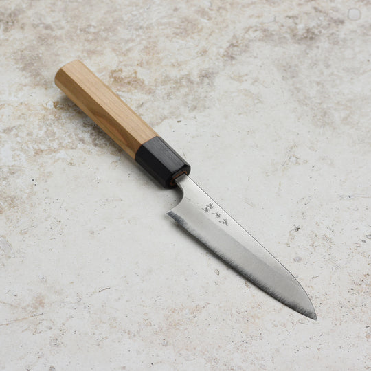 Yoshimi Kato Aogami Super Nashiji Stainless Clad 4.7" Petty