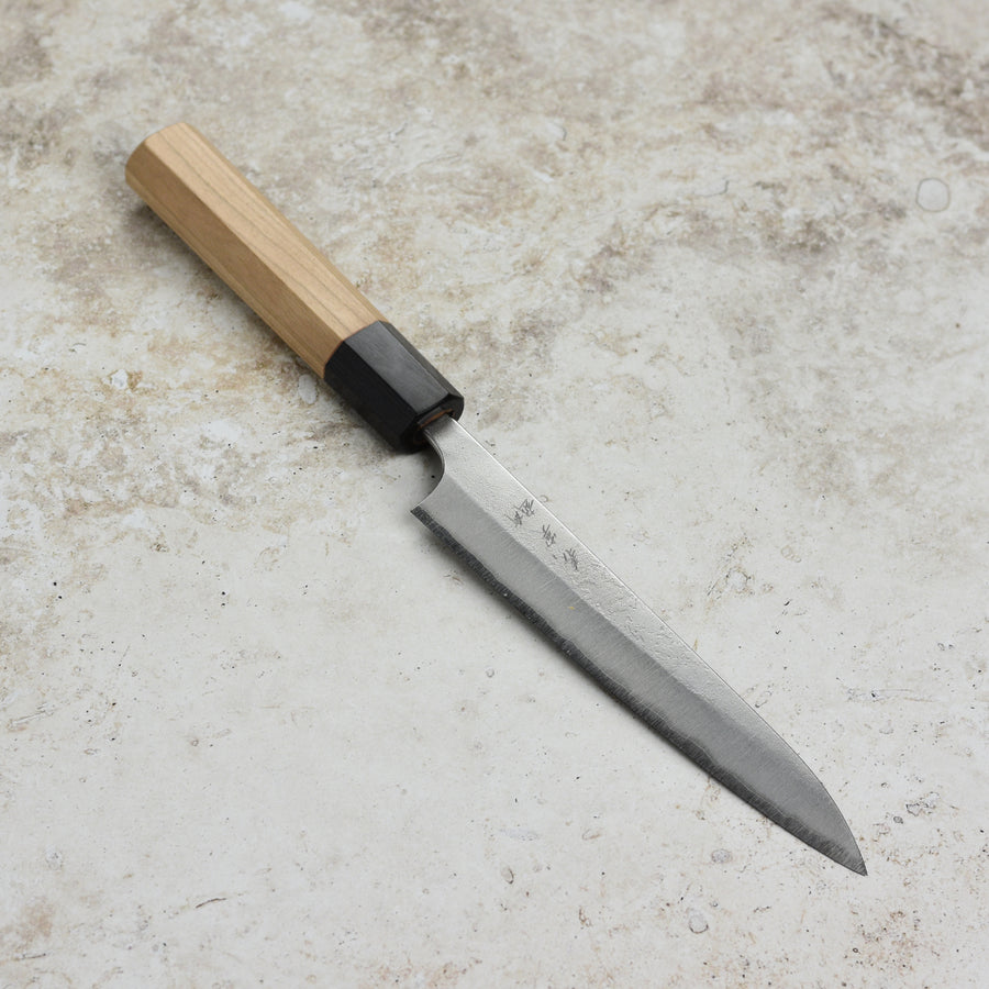 Yoshimi Kato Aogami Super Nashiji Stainless Clad 5.9" Petty