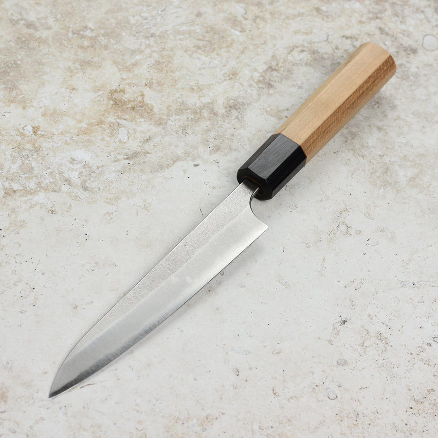 Yoshimi Kato Aogami Super Nashiji Stainless Clad 5.9" Petty