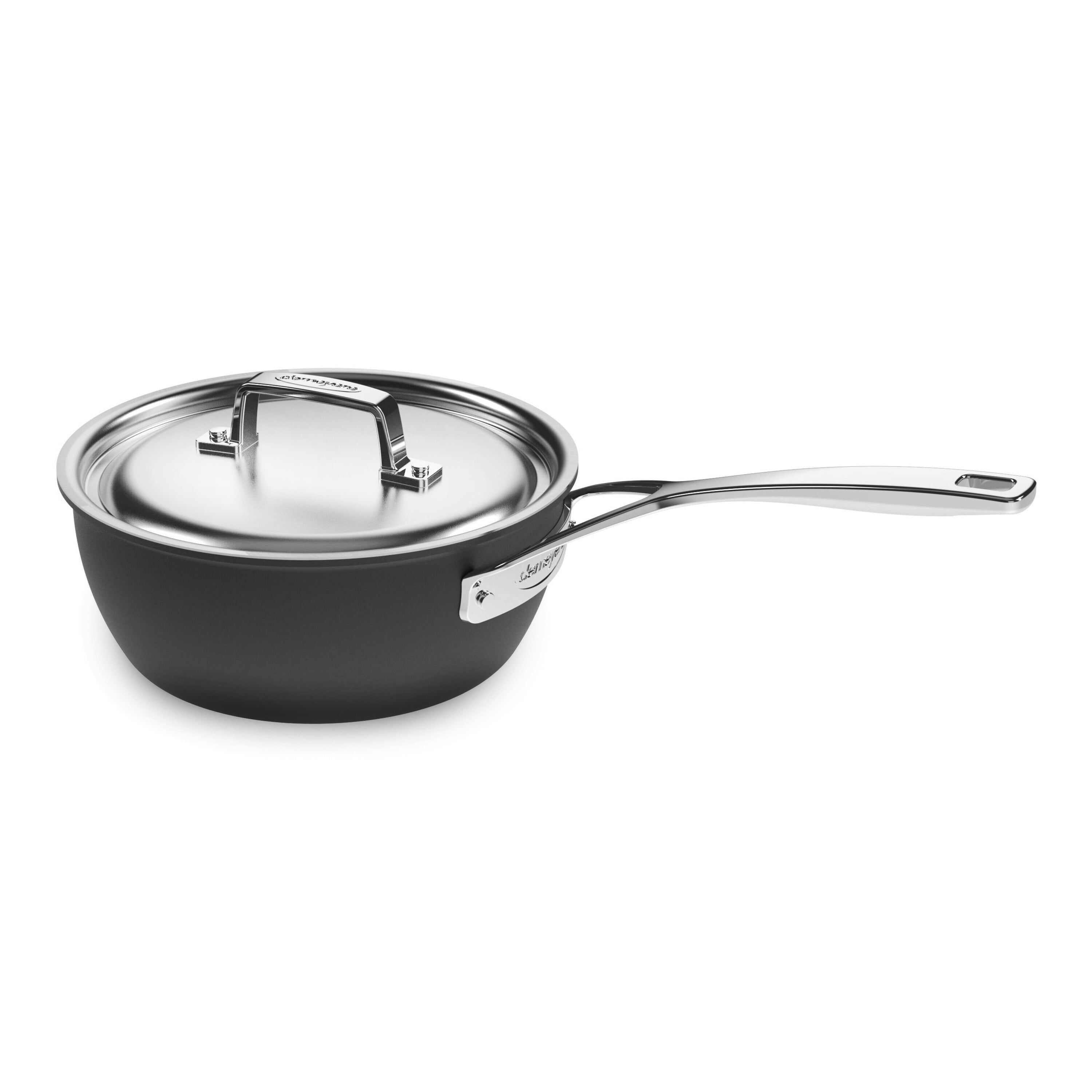Demeyere Black Saucepan with Lid - 2-quart