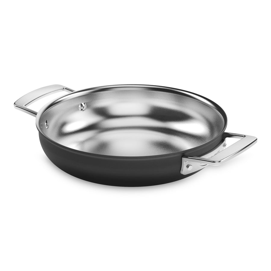 Demeyere Black 9.5" Double Handle Fry Pan