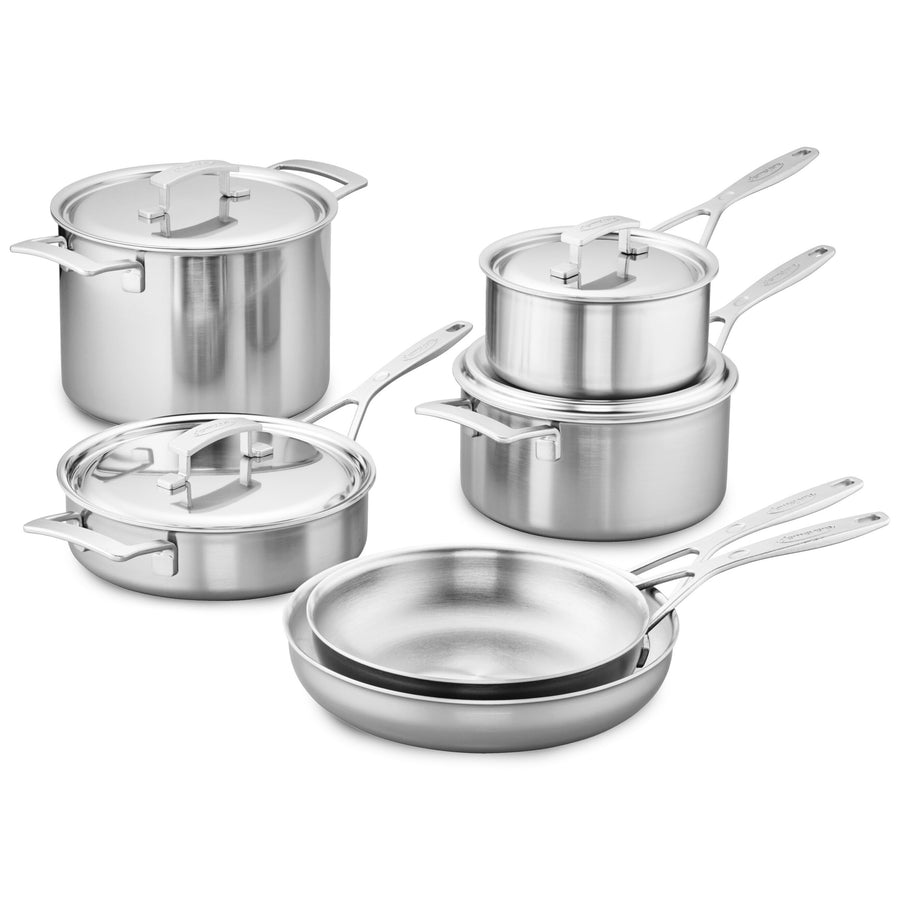 Demeyere Industry5 10 Piece Stainless Steel Cookware Set