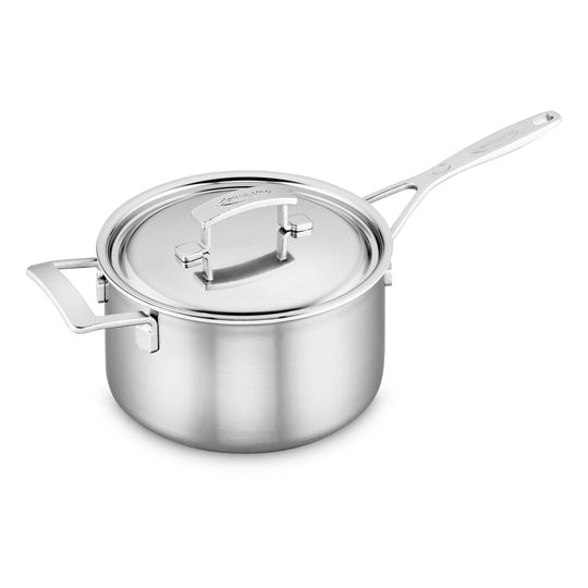 Demeyere Industry5 4-quart Stainless Steel Saucepan