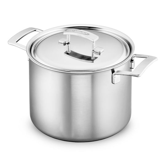 Demeyere Industry5 8-quart Stainless Steel Stock Pot
