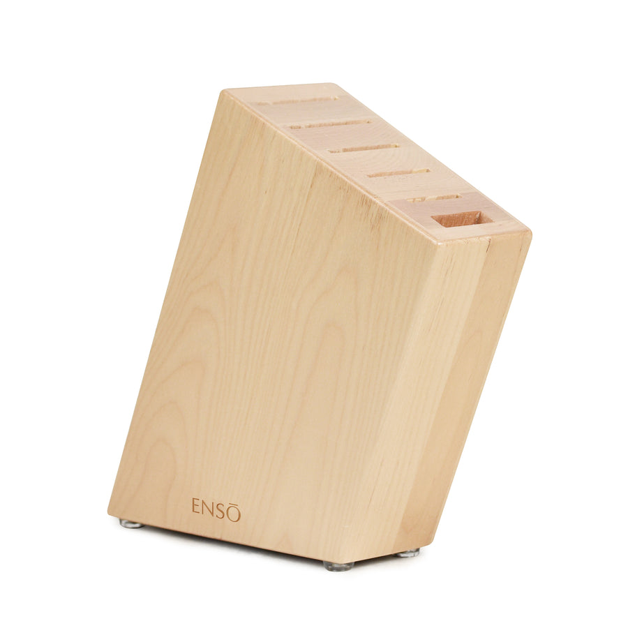 Enso 6 Slot Birch Knife Block