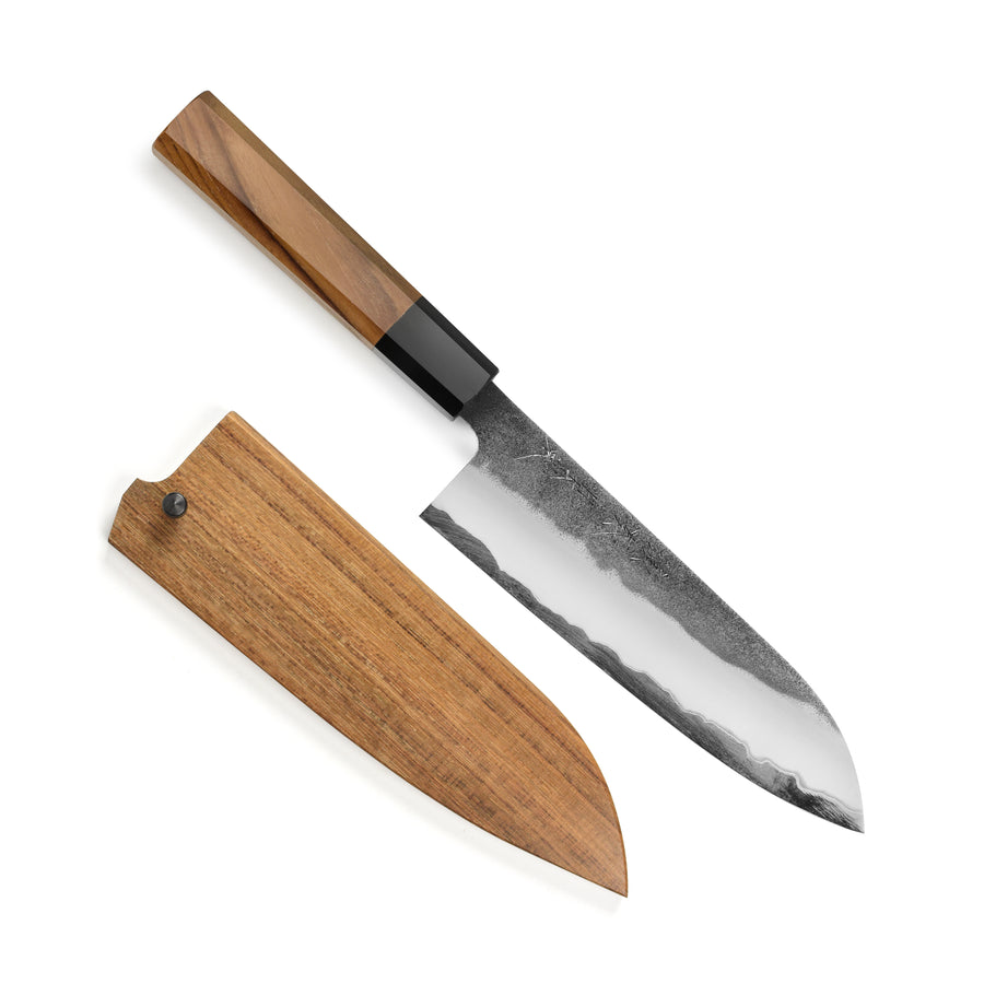 Enso Hand-Forged Aogami Super 6.7" Santoku with Saya