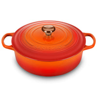 Le Creuset 6.75-quart Wide Dutch Oven - Signature Flame with