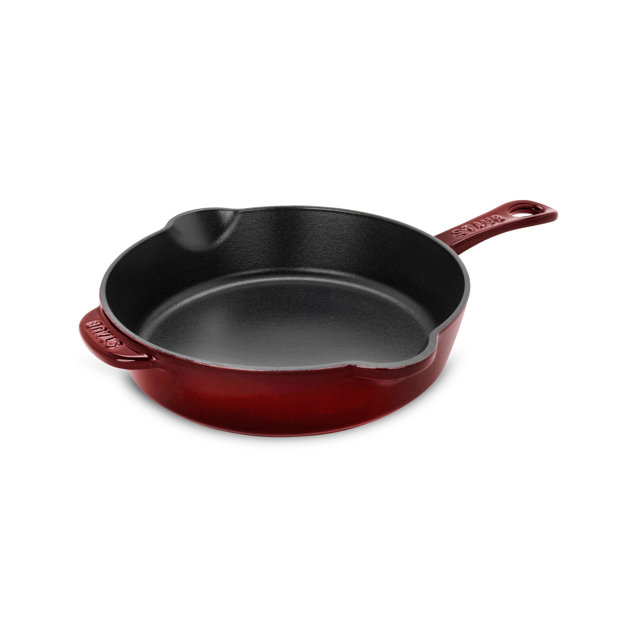 Staub Cast Iron Deep Traditional Skillet - 8.5" Grenadine