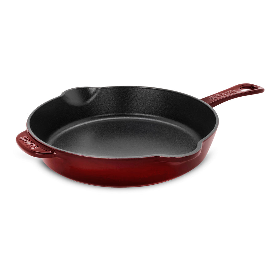 Staub 11" Grenadine Cast Iron Deep Traditional Skillet