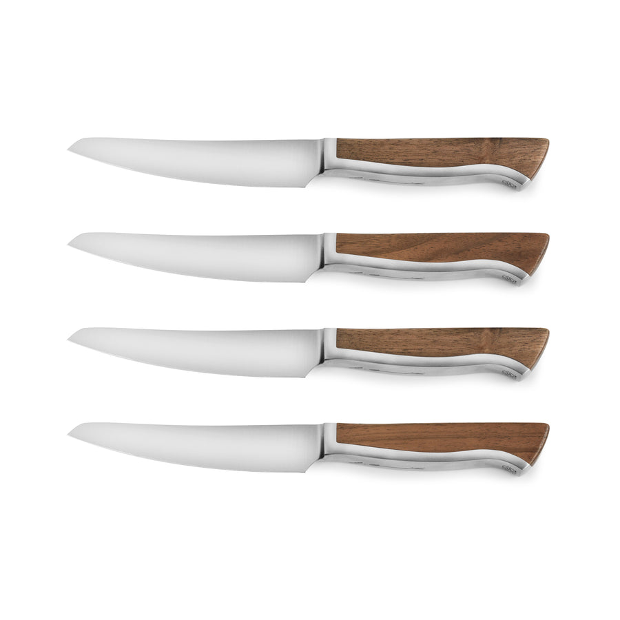 Gude Caminada 4 Piece Steak Knife Set, Fine Edge