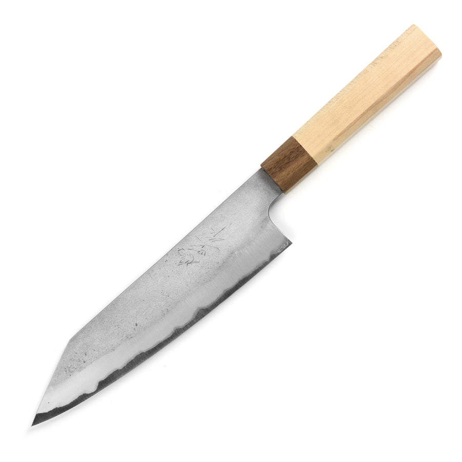 Hatono Shirogami #1 Nashiji Stainless Clad 8.25" Kiritsuke Gyuto
