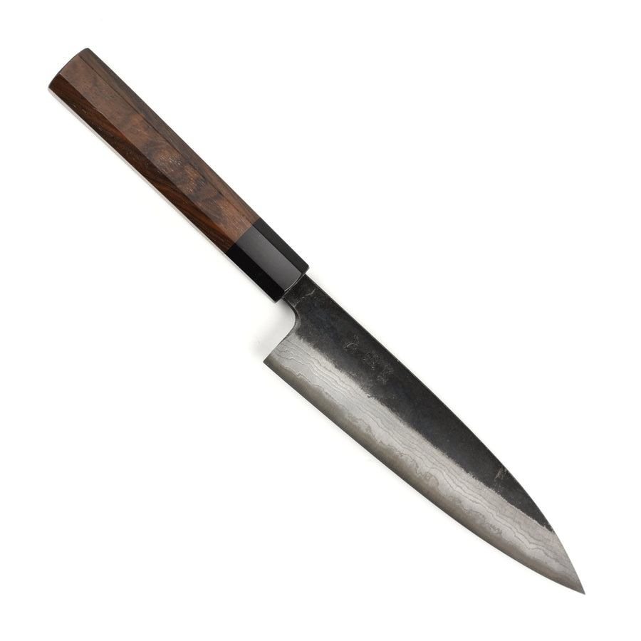 Hatsukokoro Kumokage Aogami Kurouchi Damascus 5.9" Petty