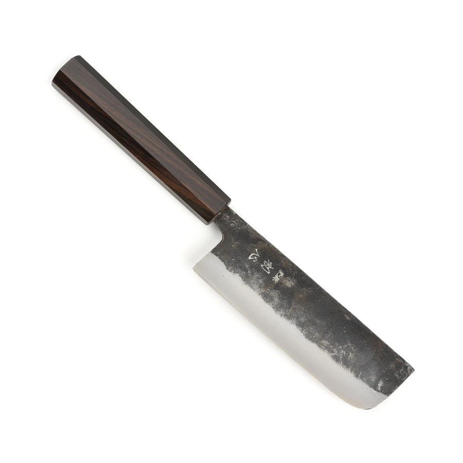 Hachette Japonaise AZUMASYUSAKU 210 Mm En Acier Aogami Bleu - Forgée à Hachette Japonaise AZUMASYUSAKU 210 Mm En Acier Aogami Bleu - Forgée à