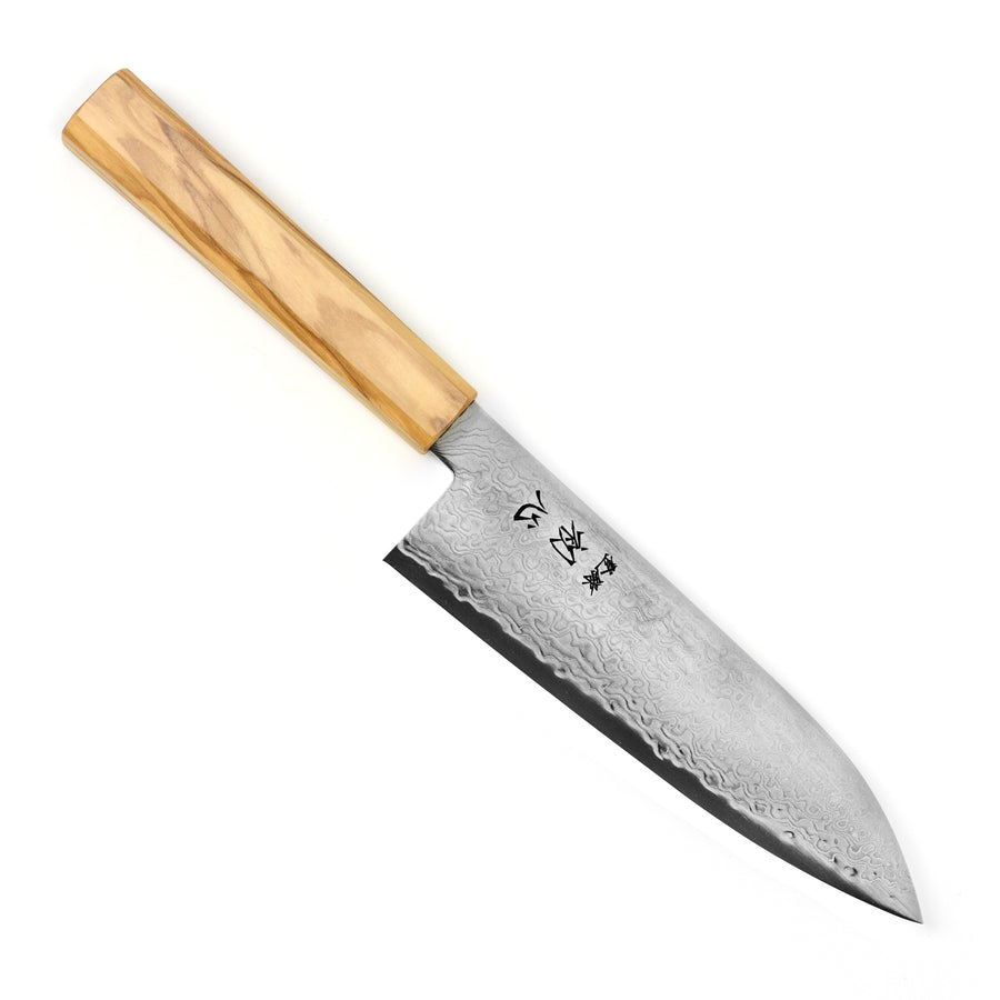 Hatsukokoro Ryuhyo SG2 Damascus 7" Santoku