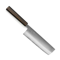 Yoshikane White #2 Nakiri Knife with Stainless Cladding 165mm