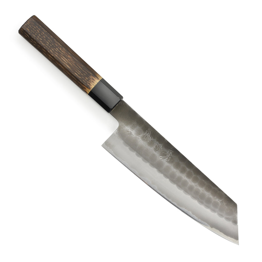 Hinoura Shirogami #2 Kurouchi Tsuchime 7" Bunka