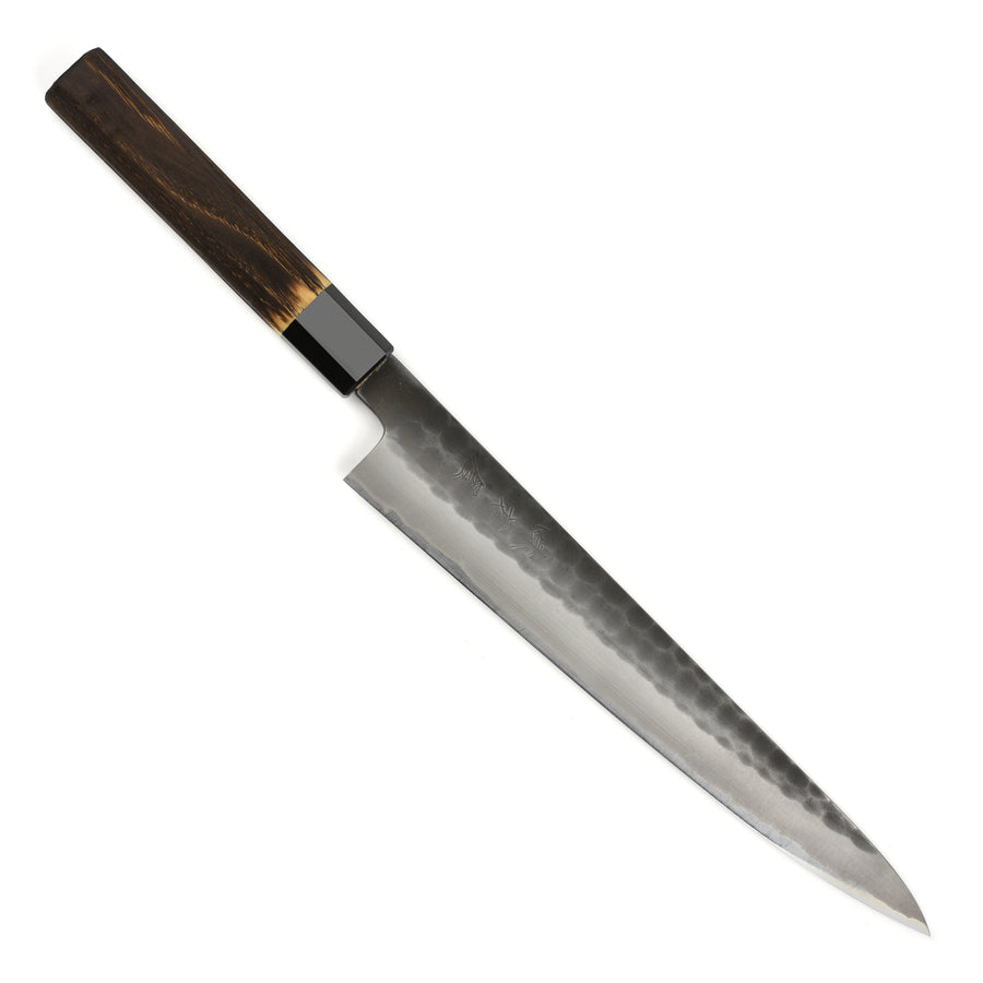 Hinoura Shirogami #2 Kurouchi Tsuchime 9.4" Sujihiki