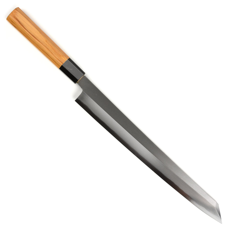 Itsuo Doi Aogami #2 Migaki 11.8" Single-Bevel Kiritsuke Yanagiba