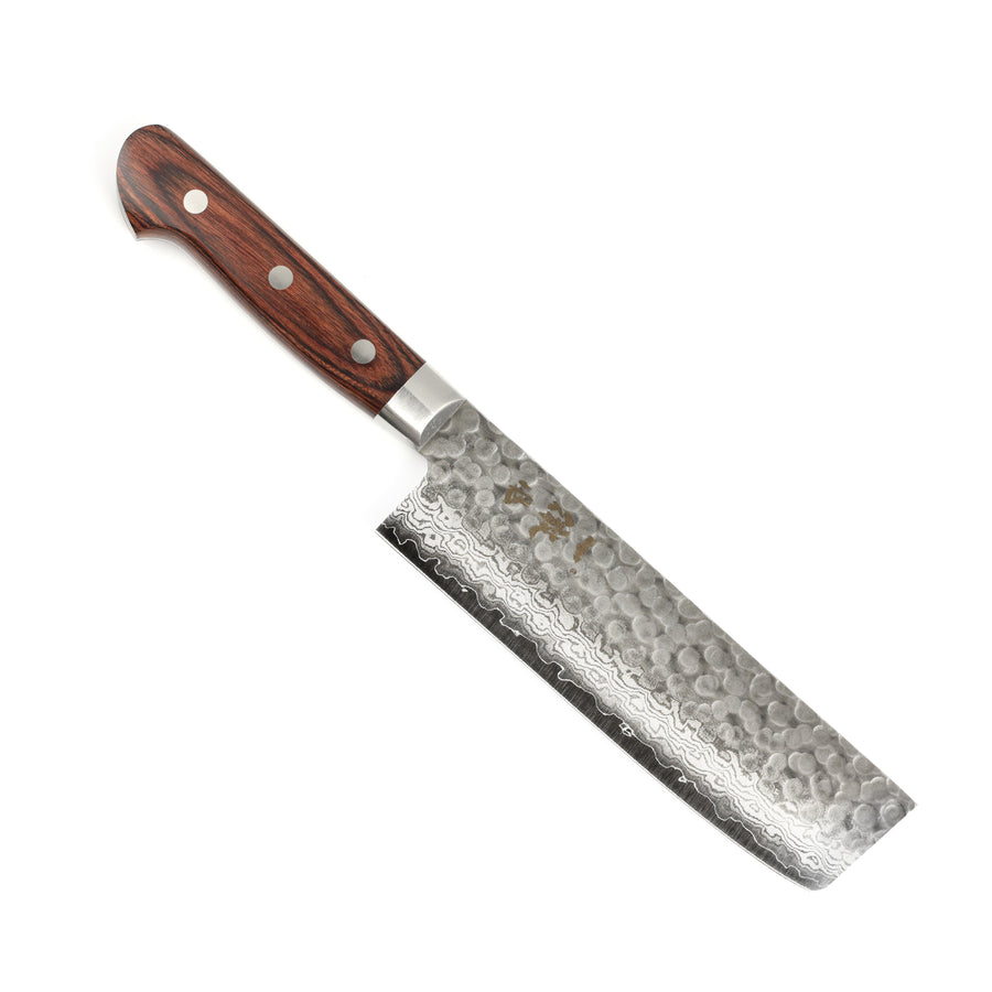 Ittetsu VG10 Hammered Damascus 6.3" Nakiri
