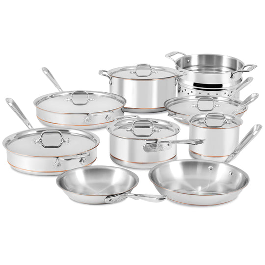 All-Clad Copper Core 15 Piece Cookware Set
