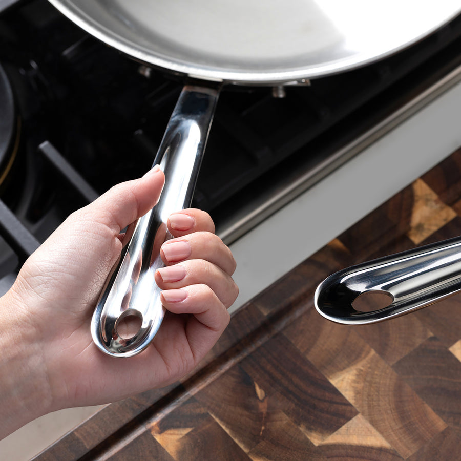 All-Clad d3 Stainless 8 & 10" Fry Pan Set