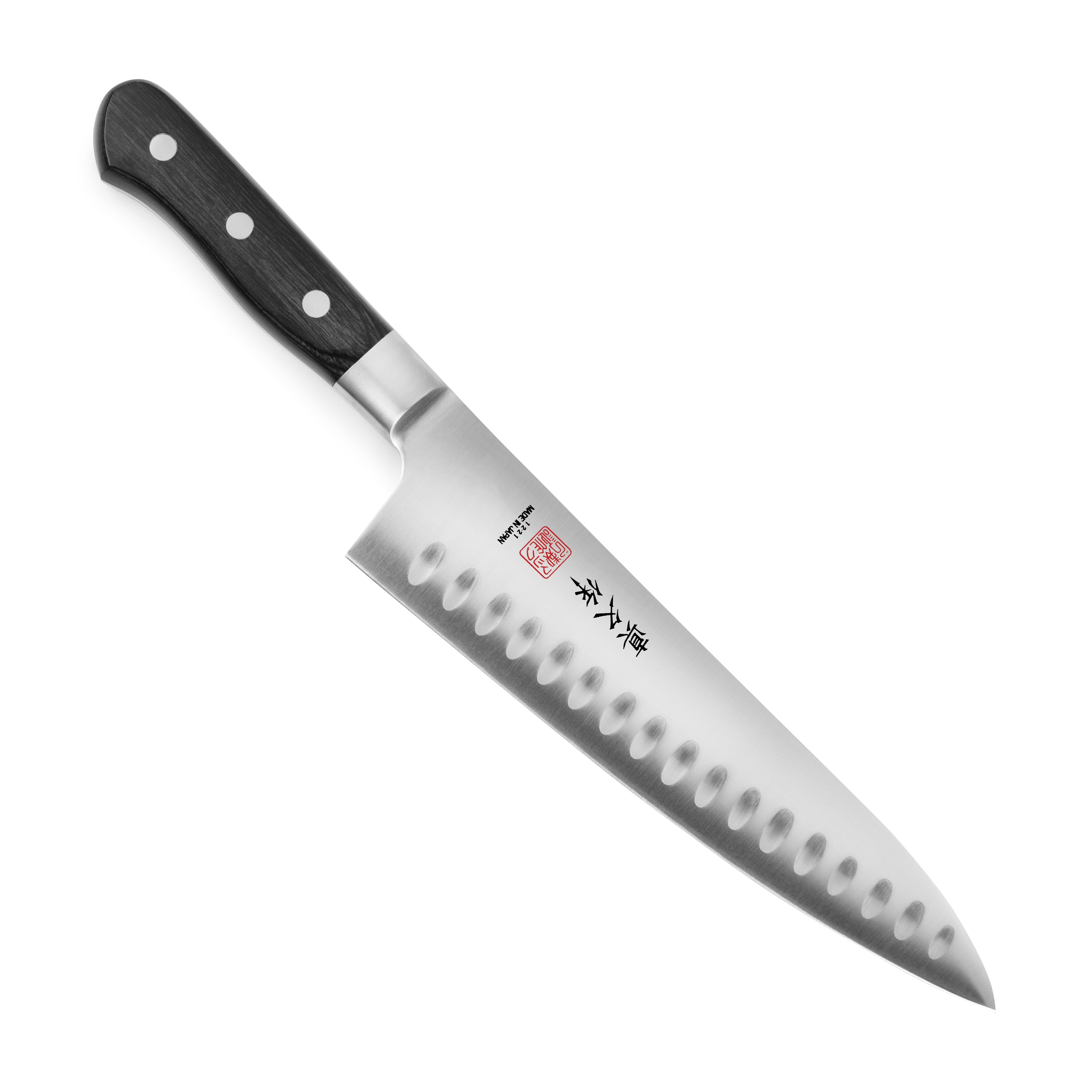 MAC Professional Chef's Knife, MTH80, Hollow Edge Japanese Stainless