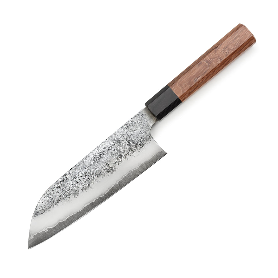 Matsubara Aogami #2 Nashiji Stainless Clad 6.5" Santoku