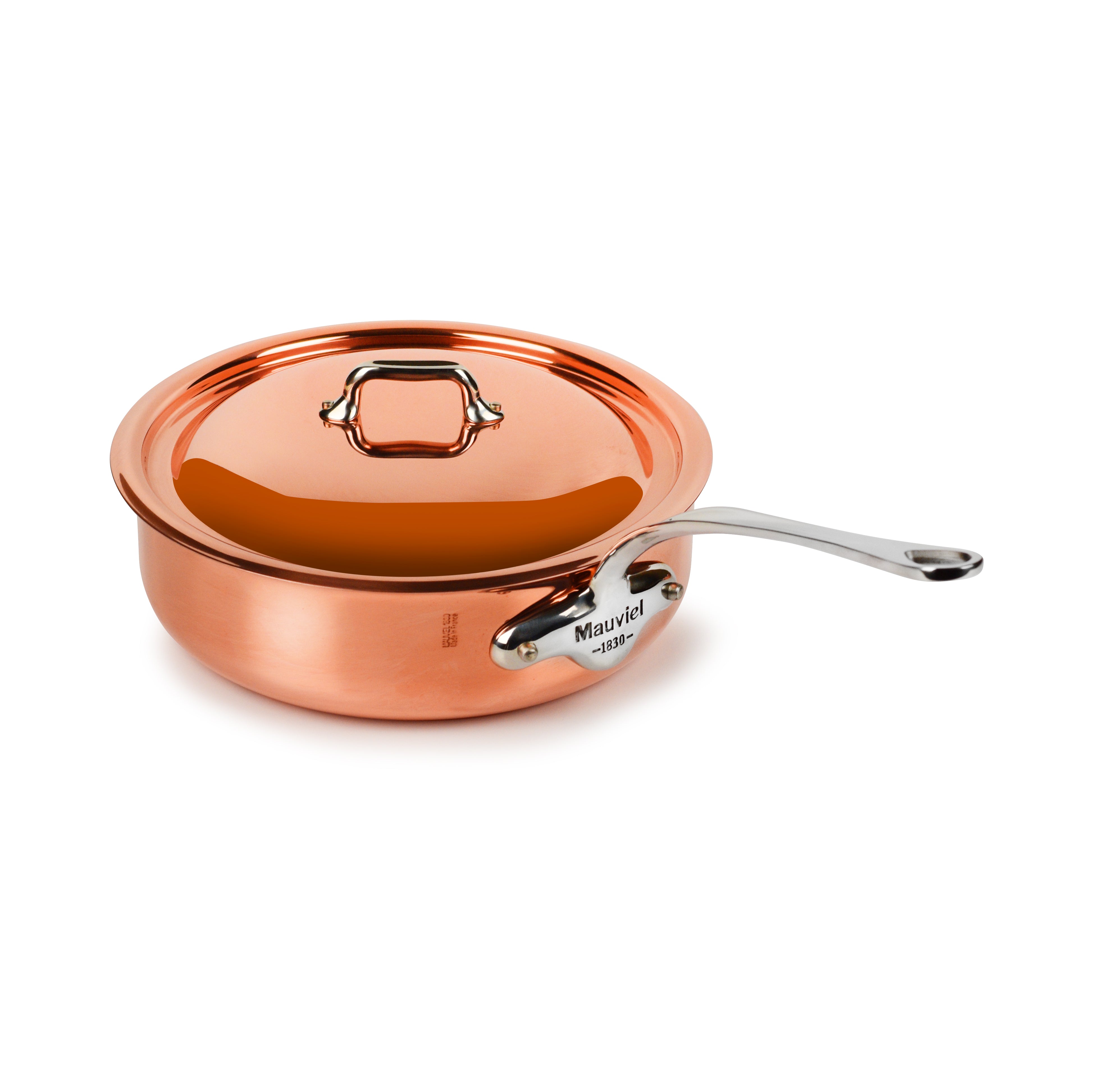 Mauviel M'6S Induction Copper Saute Pan - 3.2-quart