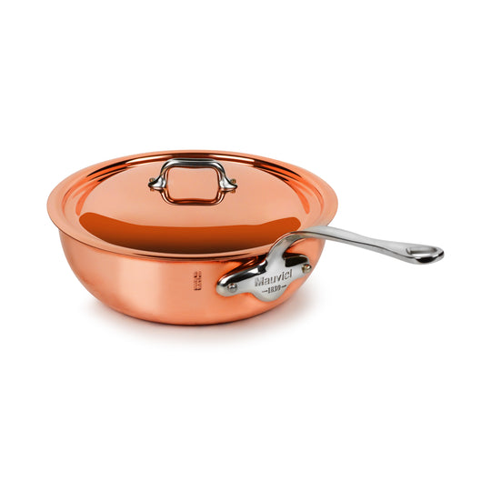 Mauviel M'6S 3.4-quart Induction Copper Saucier