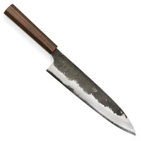 Mazaki Shirogami #2 Kurouchi Nashiji 240mm Gyuto | Japanese