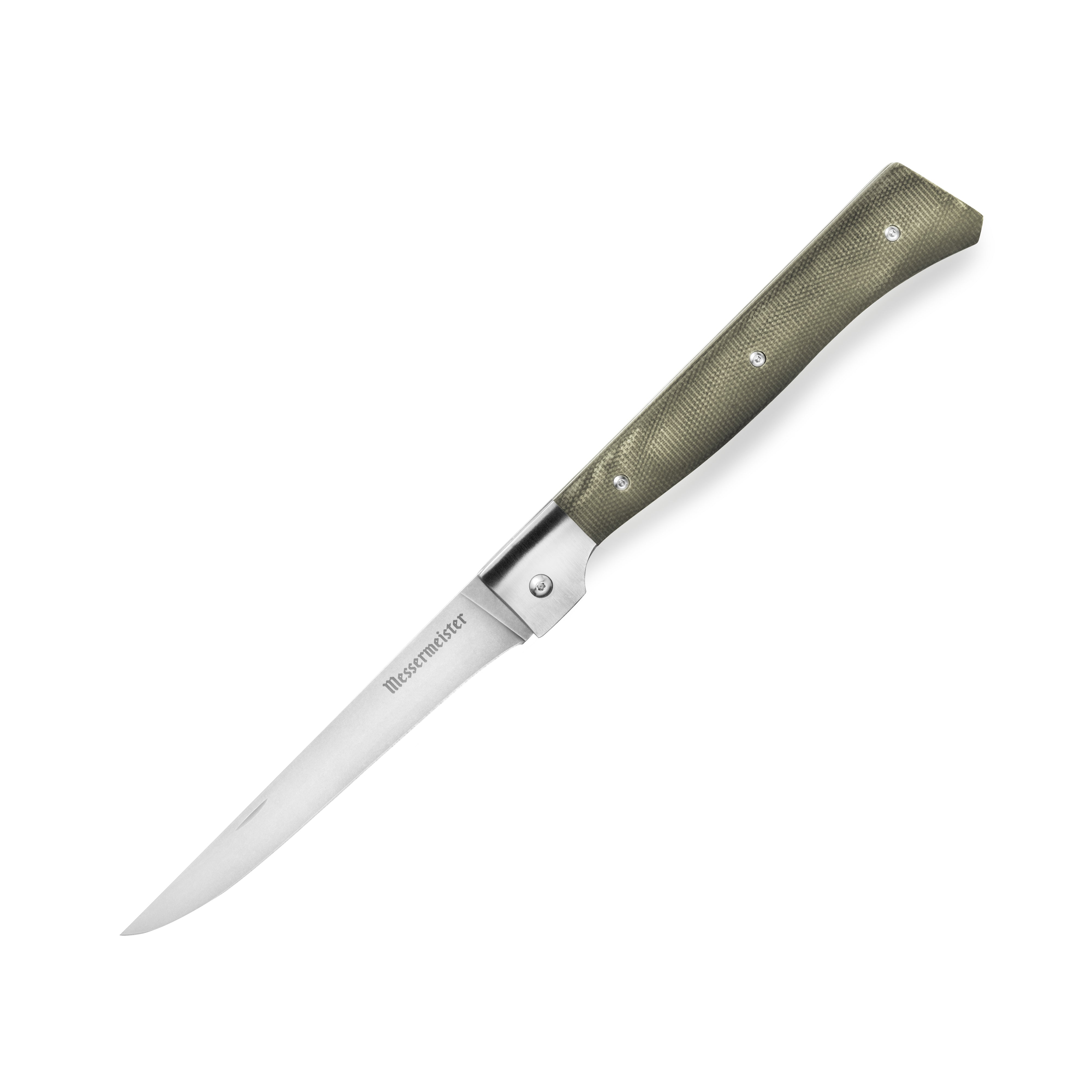 Messermeister Adventure Chef 3.25 in. L Stainless Steel Folding Knife Messermeister Adventure Chef 3.25 in. L Stainless Steel Folding Knife