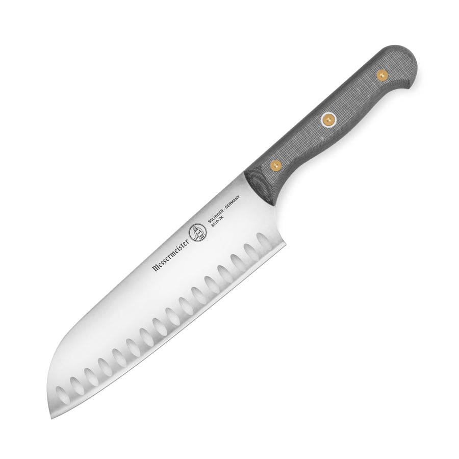 Messermeister Custom 7" Hollow Edge Santoku Knife