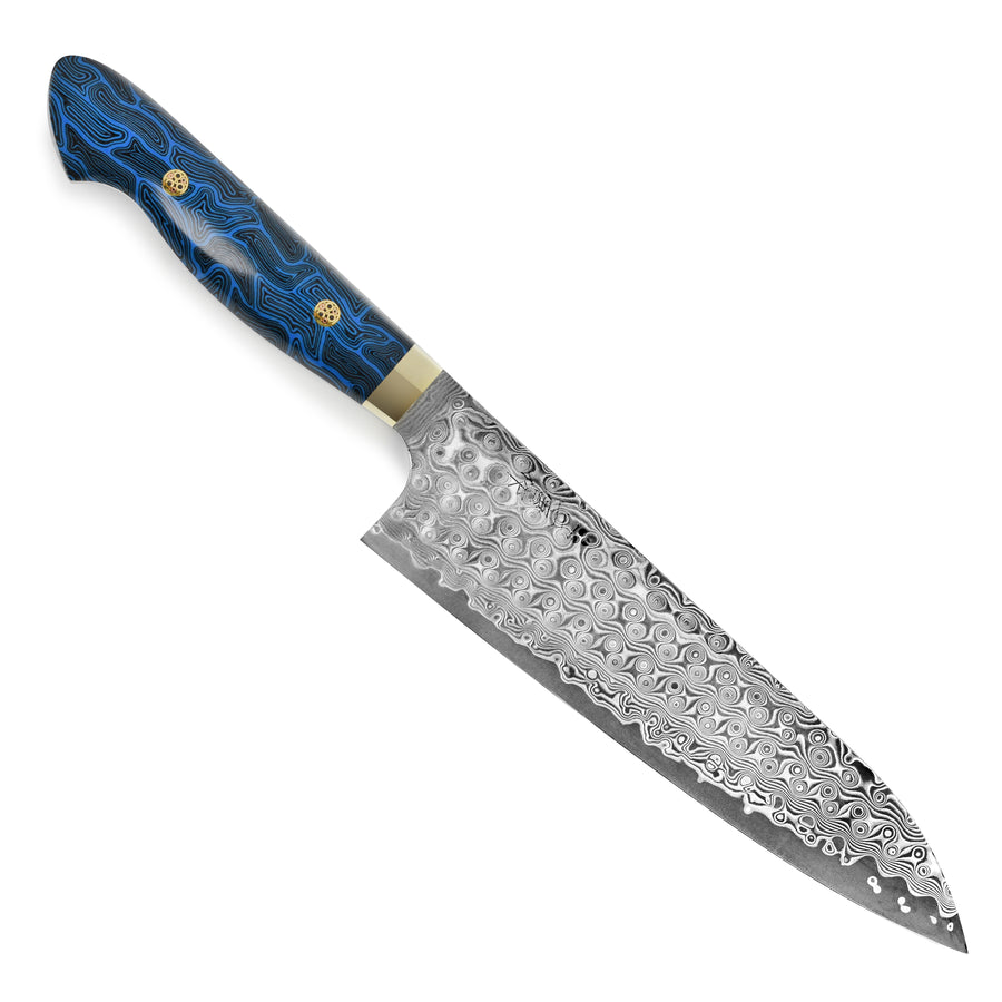 Nigara Anmon SG2 Damascus 8.25" Gyuto with G10 Handle