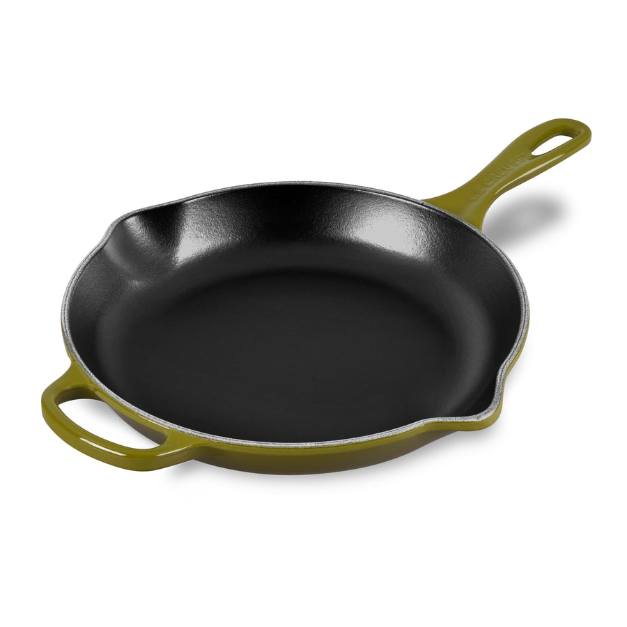 Le Creuset Signature Cast Iron 10.25" Olive Skillet