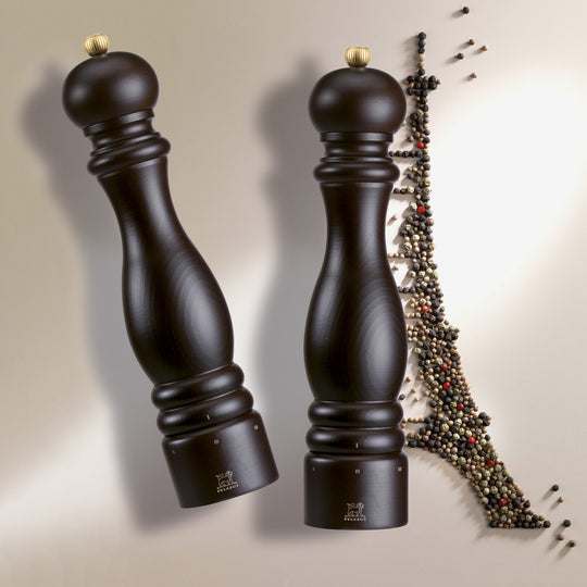Peugeot Paris Chocolate 12" u'Select Salt & Pepper Mill Set