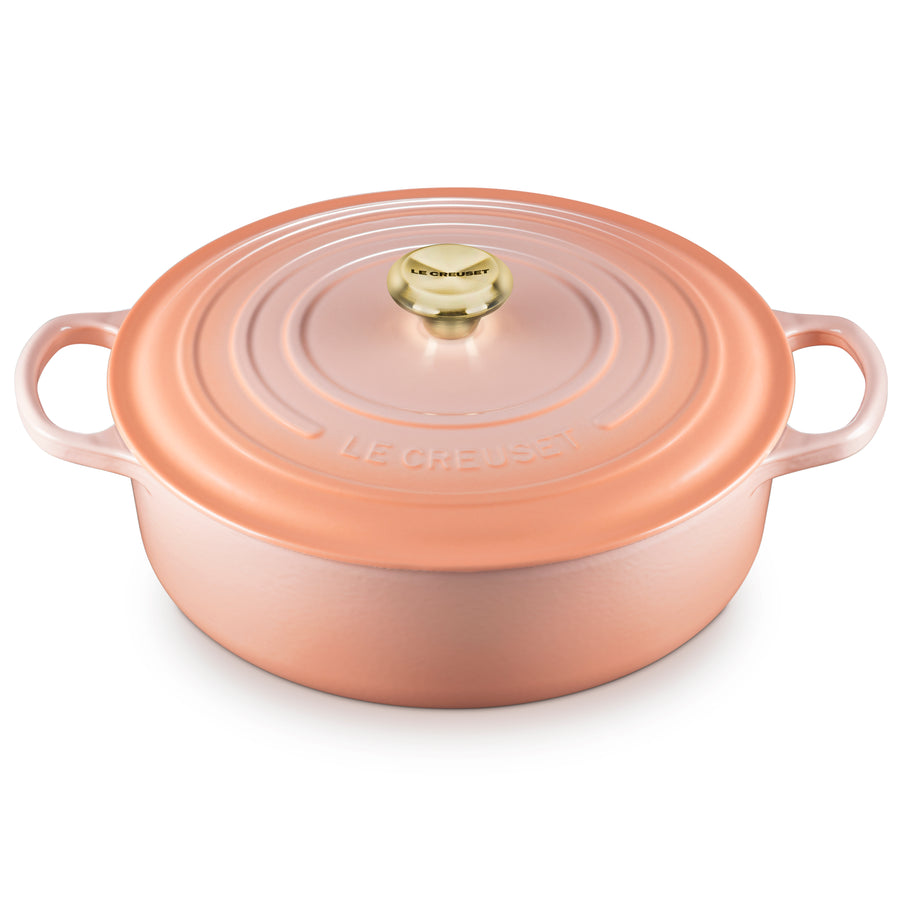 Le Creuset Signature Cast Iron 6.75-quart Peche Round Wide Dutch Oven