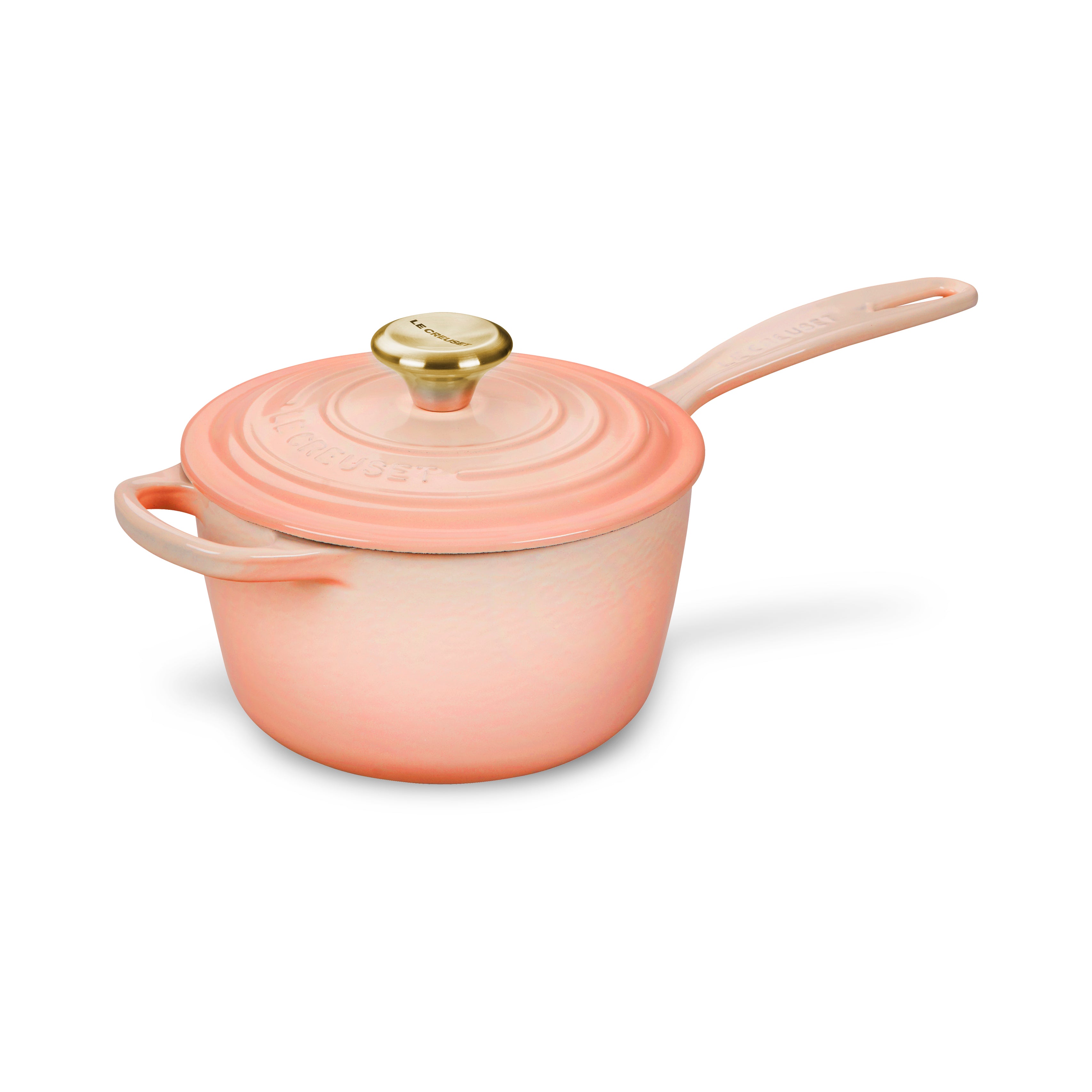 Le Creuset Saucepan - 1.75-qt Cast Iron - Peche