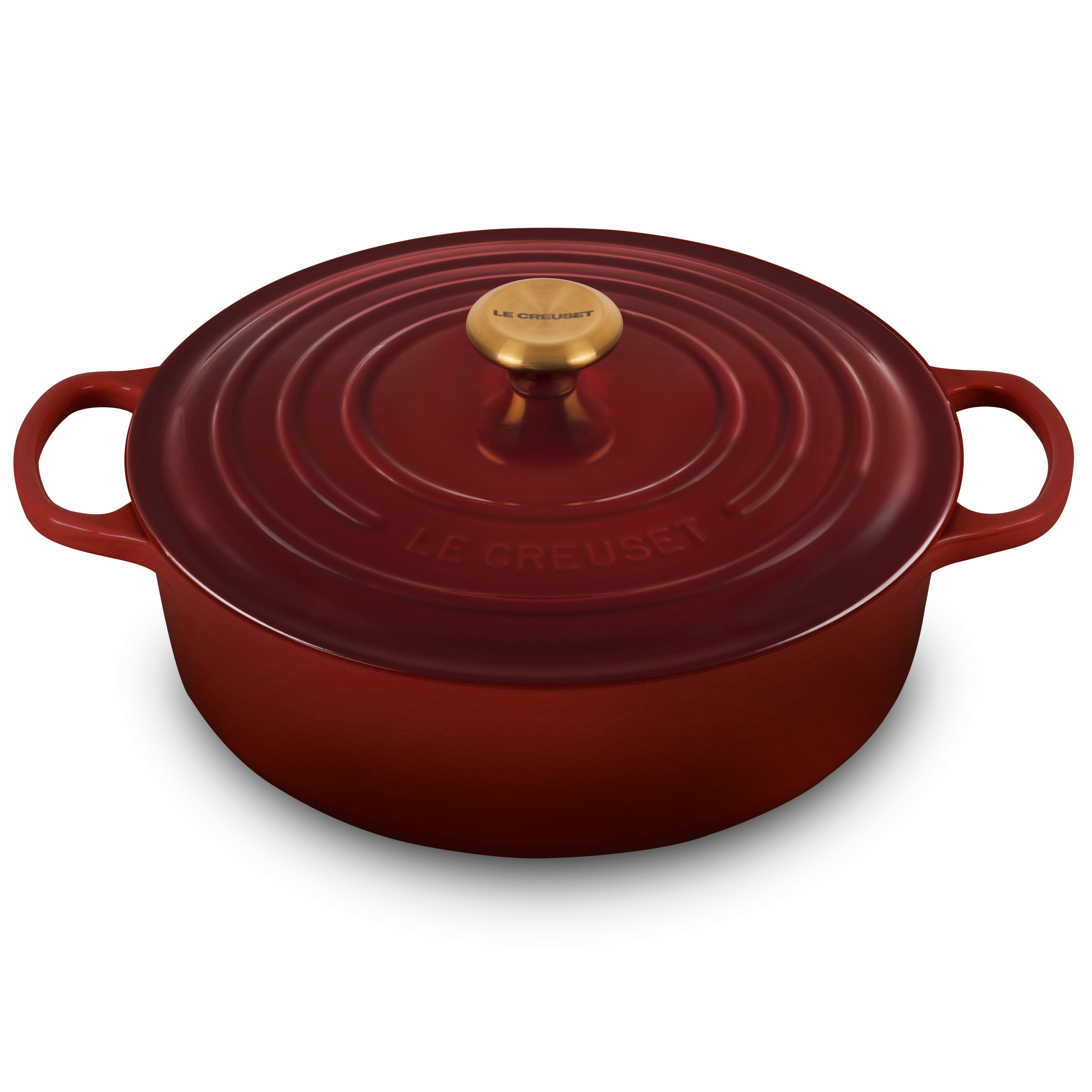 Le Creuset Rhone Dutch Oven - Copper Knob, 6.75-qt Wide