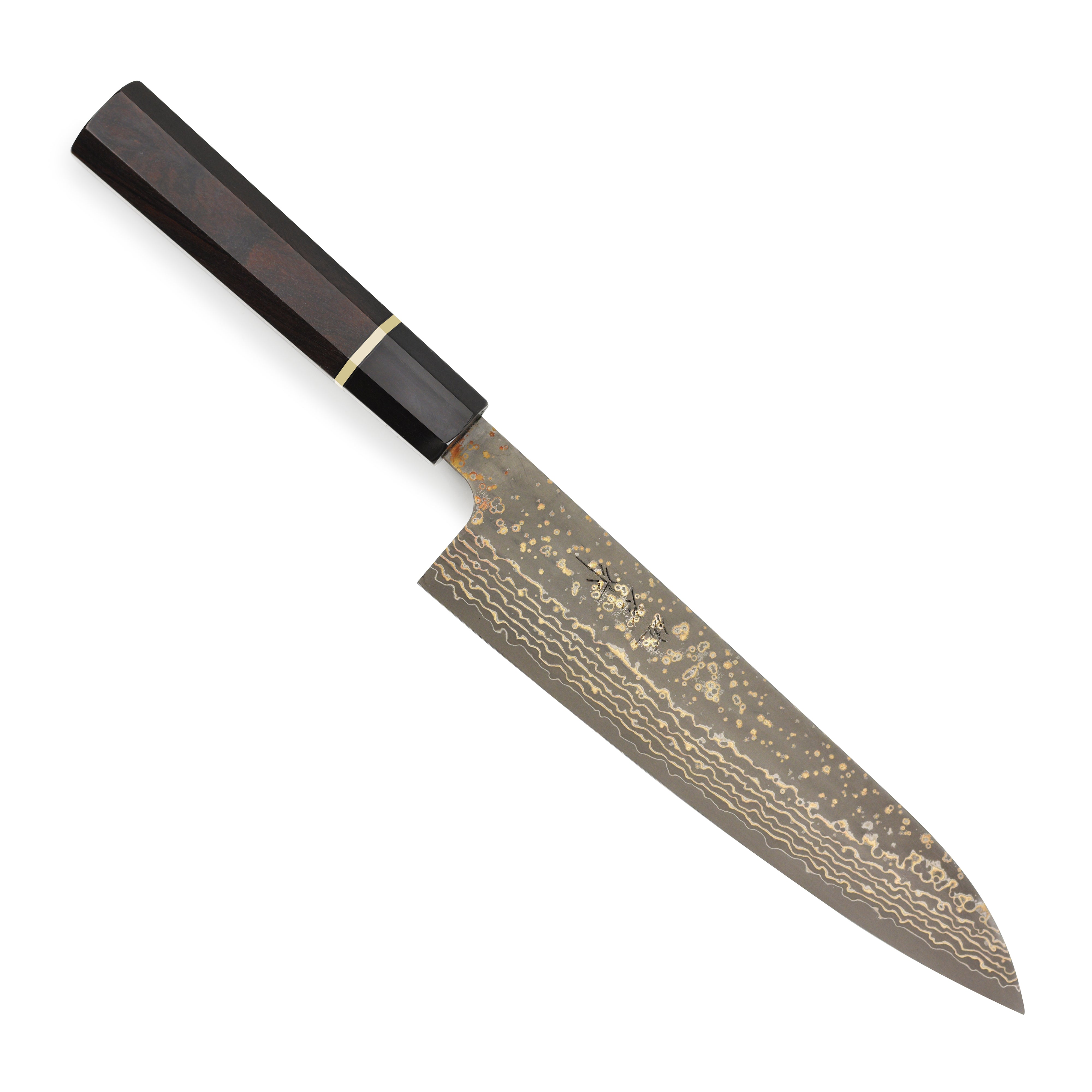 Saji Black Gold Damascus 8.25