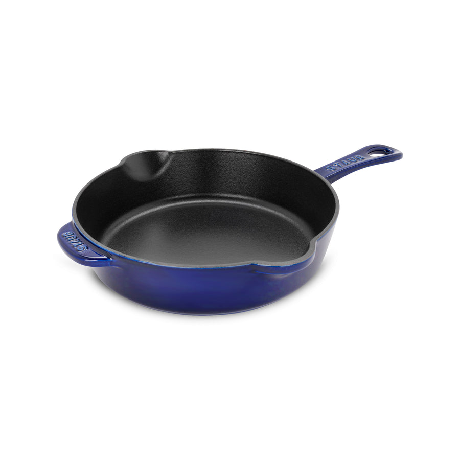 Staub 8.5" Sapphire Blue Cast Iron Deep Traditional Skillet