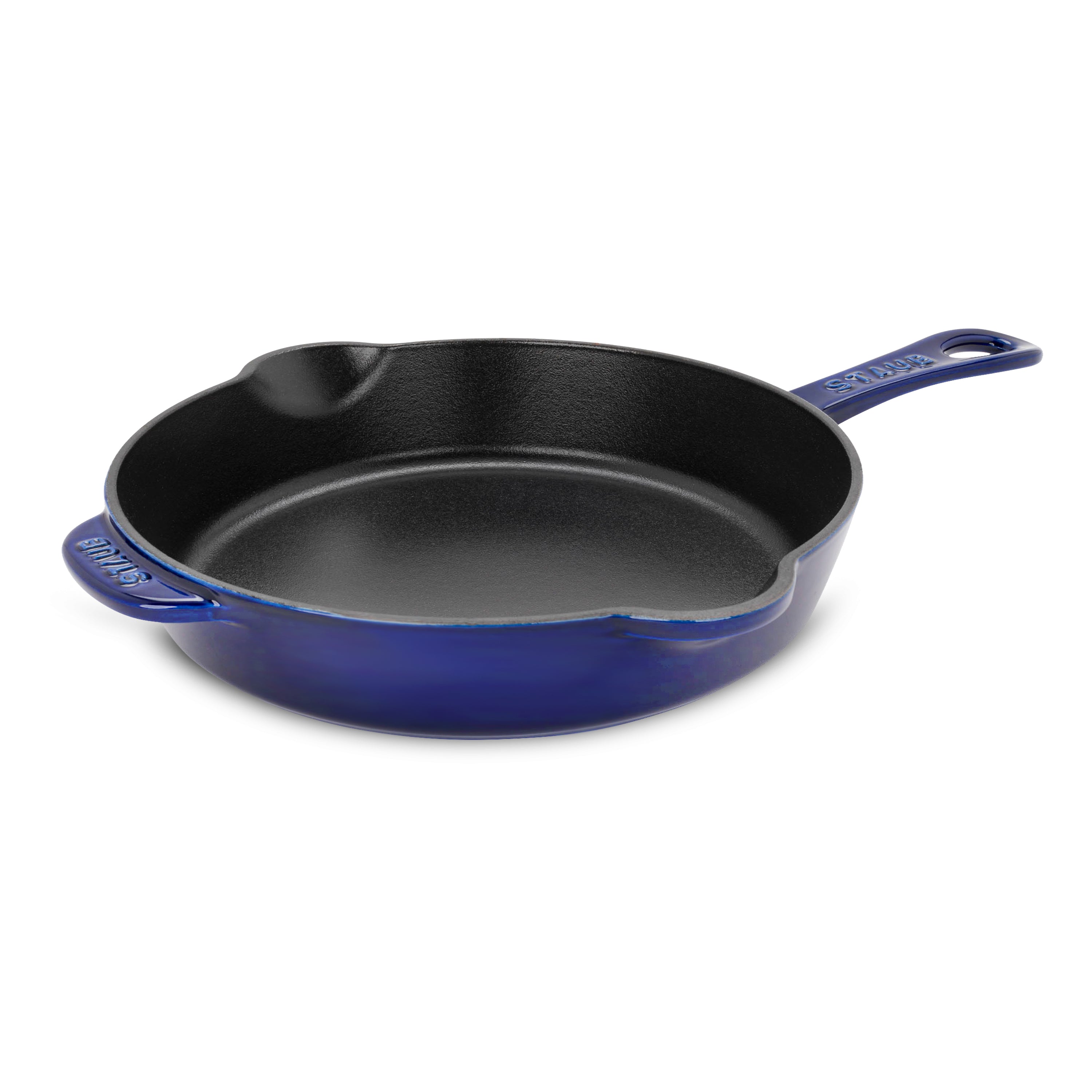 Staub Cast Iron Deep Traditional Skillet - 11" Sapphire Blue
