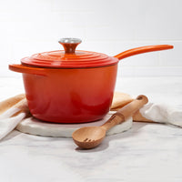Le Creuset Saucepan - 2.25-qt Cast Iron - Flame – Cutlery