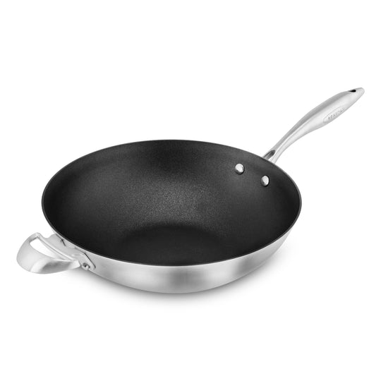 Scanpan CX+ 12.5" Stainless Steel Nonstick Wok